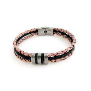 Triple Leather Rope Bracelet