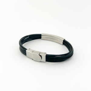 Multi Strand Leather Cord Bracelet