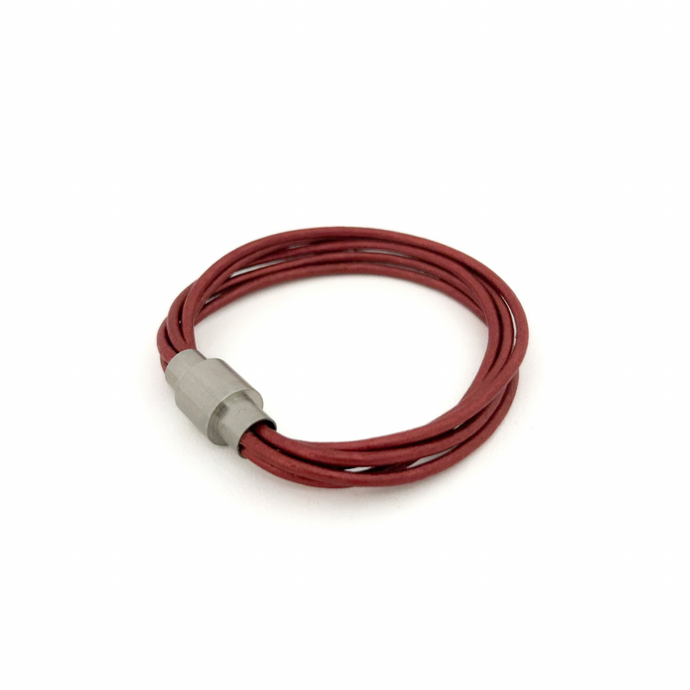 Multi Strand Leather Cord Bracelet
