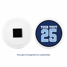 Personalized McKinney Lacrosse Acrylic Photo Magnets