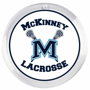 Personalized McKinney Lacrosse Acrylic Photo Disc Ornament