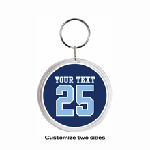 Personalized McKinney Lacrosse Acrylic Photo Keychain and Bag Charm