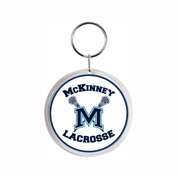 Personalized McKinney Lacrosse Acrylic Photo Keychain and Bag Charm