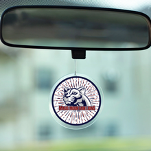 acrylic car rearview mirror accessory with Maus mountain lions graphic logo