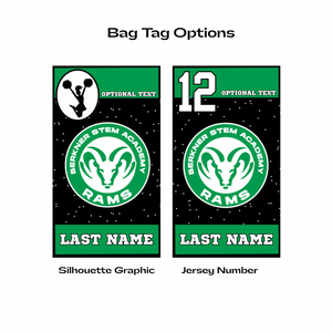 Berkner Rams Personalized Bag Tag