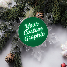 custom personalized acrylic snowflake christmas ornament