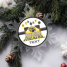Personalized Riverside Beavers Snowflake Ornament
