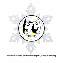 Personalized Riverside Beavers Snowflake Ornament