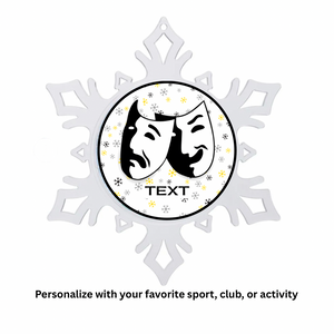 Personalized Riverside Beavers Snowflake Ornament
