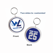 Personalized Walled Lake Acrylic Photo Keychain