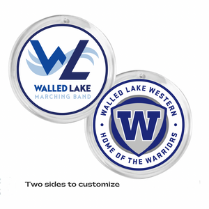 Personalized Walled Lake Acrylic Rearview Mirror Accessory