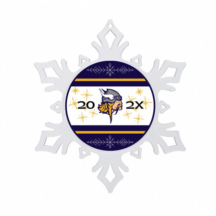 Personalized Walled Lake Snowflake Ornament