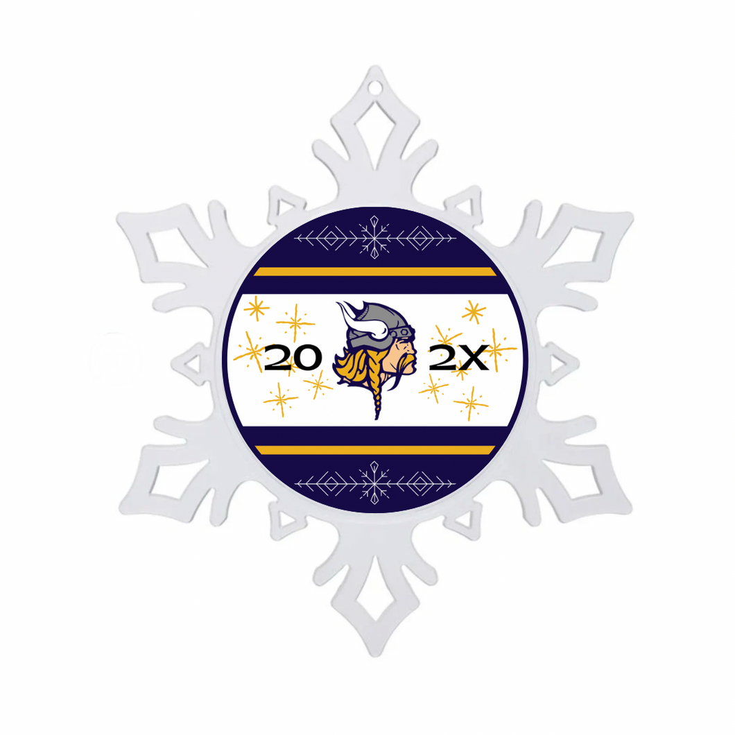 Personalized Walled Lake Snowflake Ornament