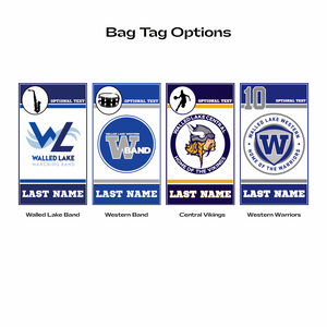 Personalized Walled Lake Bag Tag