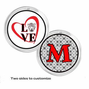 Lovejoy Leopards Acrylic Rearview Mirror Accessory