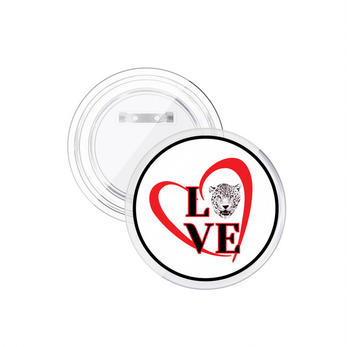 Personalized Lovejoy Leopards Acrylic Photo Buttons