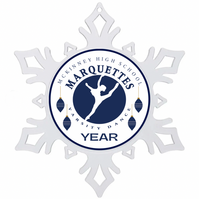 McKinney Marquettes Personalized Christmas Ornament