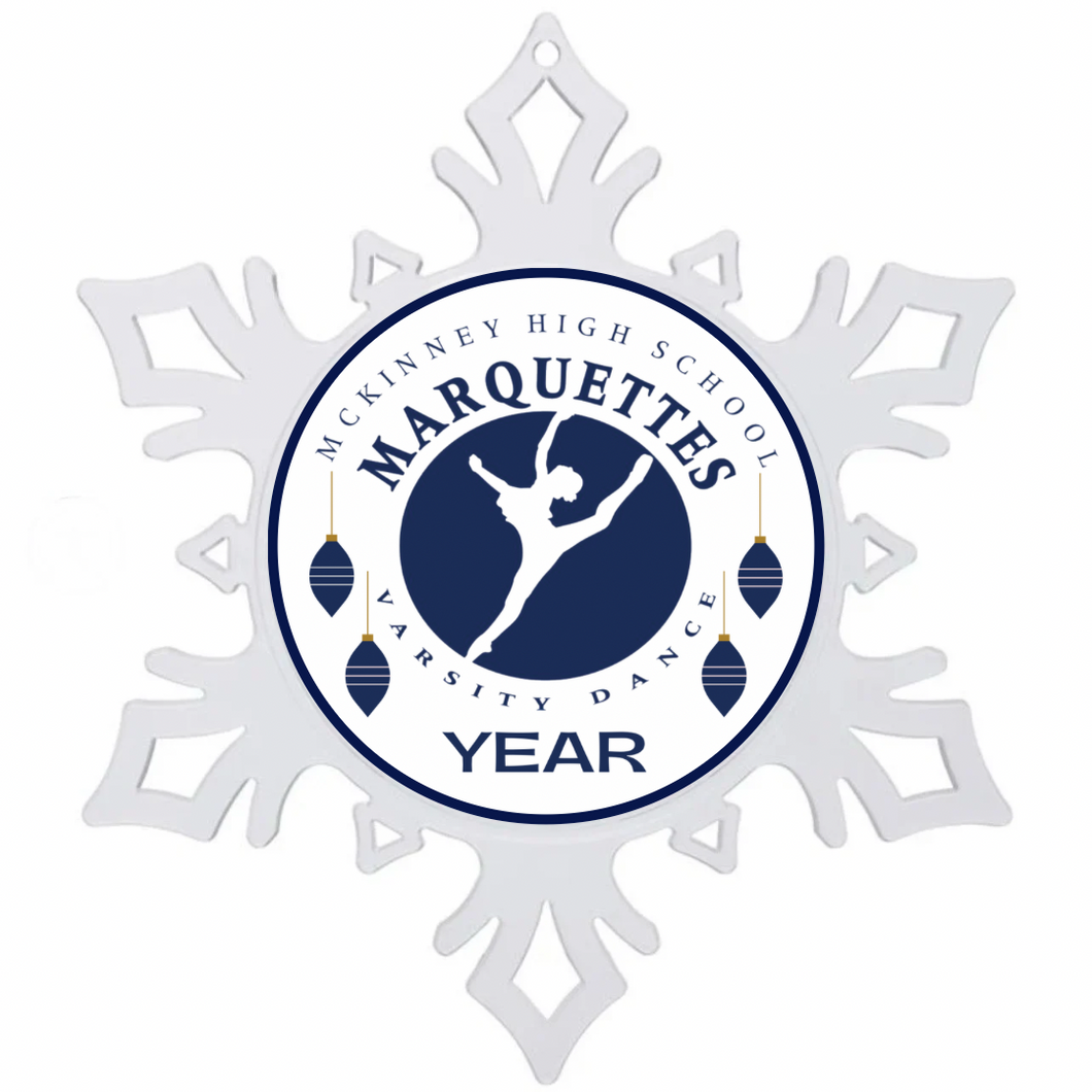 McKinney Marquettes Personalized Christmas Ornament