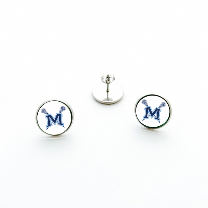 McKinney Lacrosse Stud Earrings