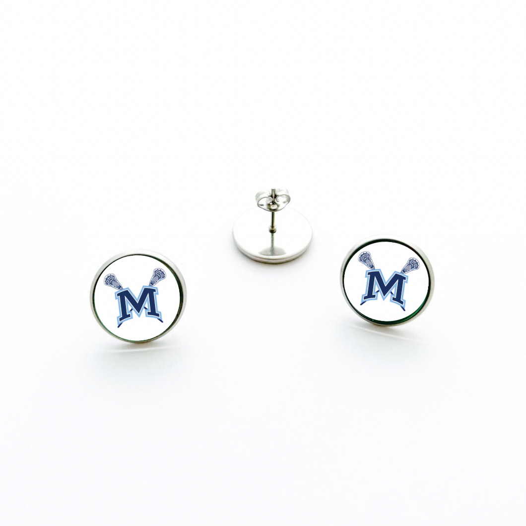 McKinney Lacrosse Stud Earrings