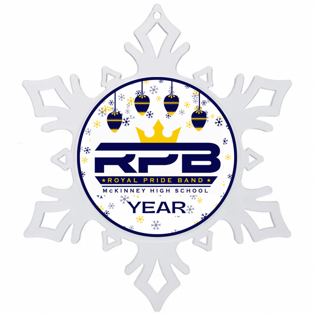 McKinney Royal Pride Band Personalized Ornament