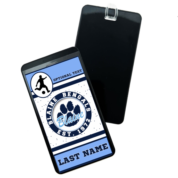 Blaine Bengals Personalized Bag Tag