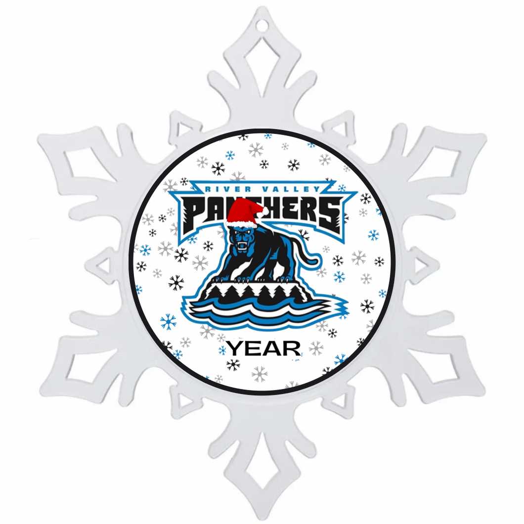 River Valley Personalized Snowflake Ornament