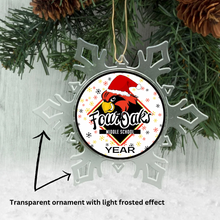 Four Oaks Personalized Snowflake Ornament