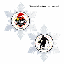 Four Oaks Personalized Snowflake Ornament