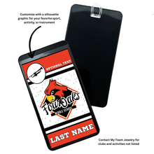 Four Oaks Cardinals Personalized Bag Tag
