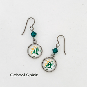 Custom Logo Graphic Earrings