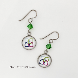 Custom Logo Graphic Earrings