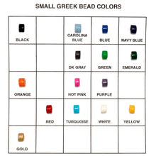 small greek ceramic tube beads color chart