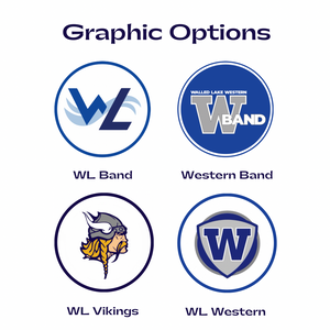 walled lake western marching band, walled lake vikings, and walled lake western school logos