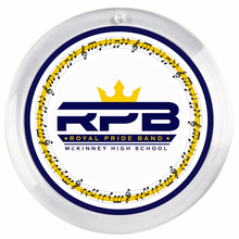 custom mckinney royal pride band acrylic photo disc ornament