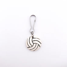 ceramic volleyball zipper pull