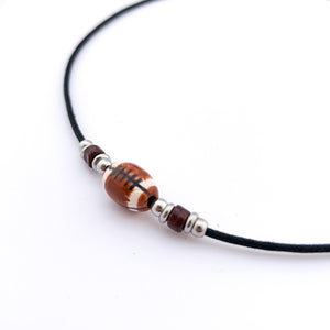 Football Cord Necklace