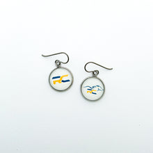 custom stainless steel Raymond Central High School drop earrings 