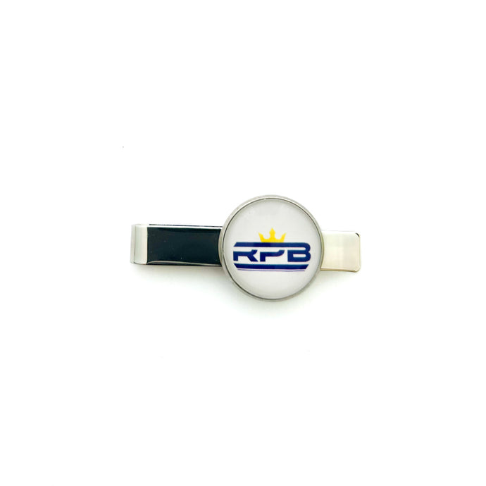 custom McKinney high school royal pride band stainless steel tie clip