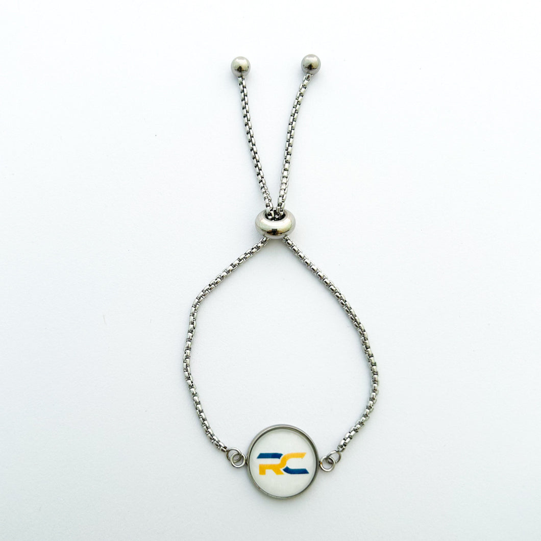 custom stainless steel Raymond Central High School adjustable slider bracelet