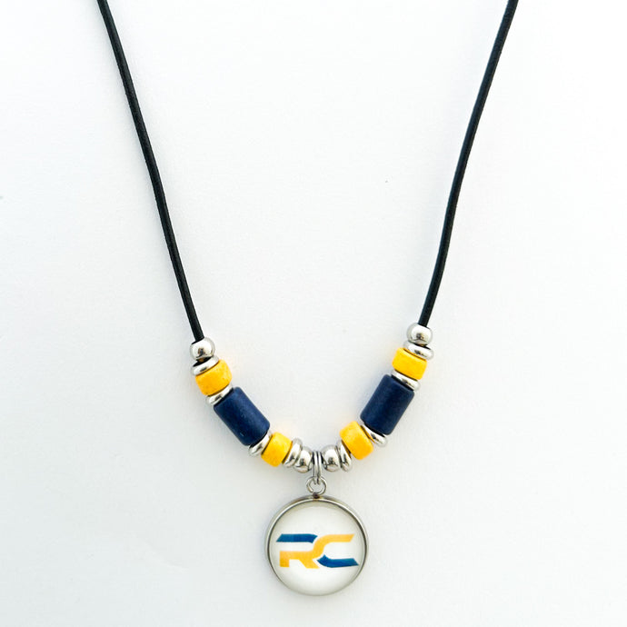 custom Raymond Central High School leather cord necklace