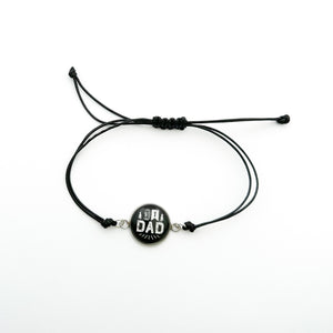 Dad Adjustable Cord Bracelet