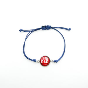 Dad Adjustable Cord Bracelet