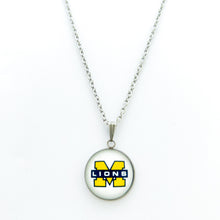 custom stainless steel McKinney high school lions pendant necklace 