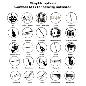 silhouette clip art of art music and band instruments