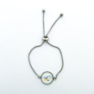 custom stainless steel Raymond Central High School adjustable slider bracelet