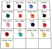 8 mm round Swarovski crystal beads color chart