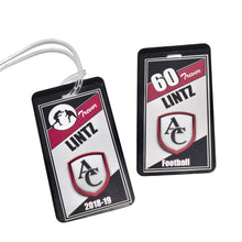 personalized Archbishop Curley bag tag