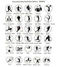 various sports silhouette graphics