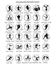 various sports silhouettes clip art chart